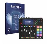 savvies Film Protection pour Rode Rodecaster Pro II | 6 Pièces Clair Protection d'écran Made in Germany Transparent Anti-Rayures Screen Protector