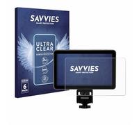 savvies Film Protection pour Rollei Viltrox DC-X3 6" | 6 Pièces Clair Protection d'écran Made in Germany Transparent Anti-Rayures Screen Protector