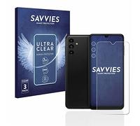 savvies Film Protection pour Samsung Galaxy A13 5G | (Avant+Caméra) 6 Pièces Clair Protection d'écran Made in Germany Transparent Anti-Rayures Screen Protector