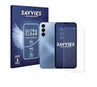 savvies Film Protection pour Samsung Galaxy A15 5G | (Avant+Caméra) 6 Pièces Clair Protection d'écran Made in Germany Transparent Anti-Rayures Screen Protector