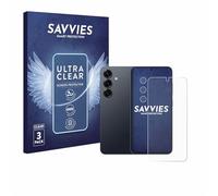 savvies Film Protection pour Samsung Galaxy S25 Enterprise Edition | (Avant+Caméra) 6 Pièces Clair Protection d'écran Made in Germany Transparent Anti-Rayures Screen Protector