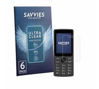 savvies Film Protection pour SPC Wild Cool | 6 Pièces Clair Protection d'écran Made in Germany Transparent Anti-Rayures Screen Protector