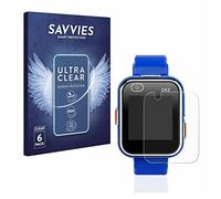 savvies Film Protection pour Vtech Kidizoom Smart Watch DX2 | 6 Pièces Clair Protection d'écran Made in Germany Transparent Anti-Rayures Screen Protector