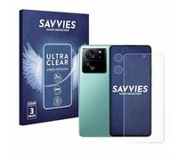 savvies Film Protection pour Xiaomi 13T | (Avant+Caméra) 6 Pièces Clair Protection d'écran Made in Germany Transparent Anti-Rayures Screen Protector