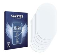 savvies Film Protection pour Xiaomi Mi 11 Lite 5G | (Caméra UNIQUEMENT) 6 Pièces Clair Protection d'écran Made in Germany Transparent Anti-Rayures Screen Protector
