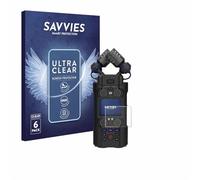 savvies Film Protection pour Zoom H5 Studio | 6 Pièces Clair Protection d'écran Made in Germany Transparent Anti-Rayures Screen Protector
