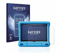 savvies Protection Ecran pour Amazon Fire HD 8 Kids Edition 2020 (10ème Gen.) (6 Pièces) - Film Protection Ultra Clair