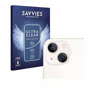 savvies Protection Ecran pour Apple iPhone 13 (Caméra UNIQUEMENT) (6 Pièces) - Film Protection Ultra Clair