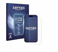 savvies Protection Ecran pour Apple iPhone 15/15 Pro 6 Pièces - Film Protection Ultra Clair