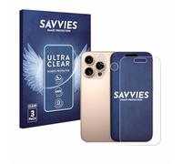 savvies Protection Ecran pour Apple iPhone 16 Pro (Avant+Caméra) 6 Pièces - Film Protection Ultra Clair