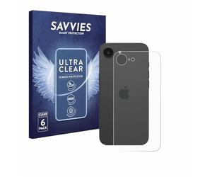 savvies Protection Ecran pour Apple iPhone 16e / 17e 6 Pièces - Film Protection Ultra Clair