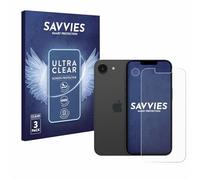 savvies Protection Ecran pour Apple iPhone 16e (Avant+Caméra) 6 Pièces - Film Protection Ultra Clair
