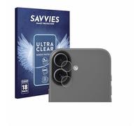 savvies Protection Ecran pour Apple iPhone 17 (Caméra UNIQUEMENT) (18 Pièces) - Film Protection Ultra Clair