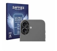 savvies Protection Ecran pour Apple iPhone 17 (Caméra UNIQUEMENT) (6 Pièces) - Film Protection Ultra Clair