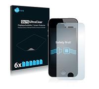 savvies Protection Ecran pour Apple iPhone 4 / 4S (6 Pièces) - Film Protection Ultra Clair