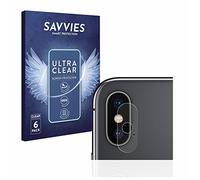 savvies Protection Ecran pour Apple iPhone X/Xs (Caméra au dos) 6 Pièces - Film Protection Ultra Clair