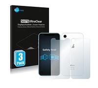 savvies Protection Ecran pour Apple iPhone XR (Avant+Arrière) (6 Pièces) - Film Protection Ultra Clair