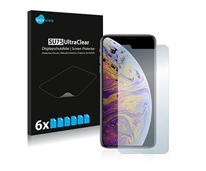 savvies Protection Ecran pour Apple iPhone Xs Max / 11 Pro Max 6 Pièces - Film Protection Ultra Clair