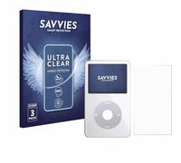 savvies Protection Ecran pour Apple iPod Classic Video (Avant+Arrière) 6 Pièces - Film Protection Ultra Clair