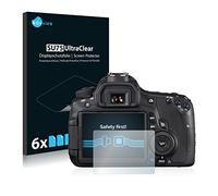savvies Protection Ecran pour Canon EOS 60D 6 Pièces - Film Protection Ultra Clair