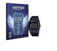 savvies Protection Ecran pour Casio G-Shock DW-5600RL-1 6 Pièces - Film Protection Ultra Clair