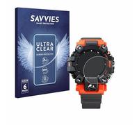 savvies Protection Ecran pour Casio G-Shock GW-9500 6 Pièces - Film Protection Ultra Clair