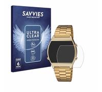 savvies Protection Ecran pour Casio Retro B640WB (6 Pièces) - Film Protection Ultra Clair