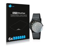 savvies Protection Ecran pour Casio Unisex MQ-24 6 Pièces - Film Protection Ultra Clair