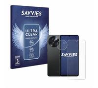 savvies Protection Ecran pour Doogee Note 59 Pro Plus (Avant+Caméra) (6 Pièces) - Film Protection Ultra Clair