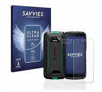 savvies Protection Ecran pour Doogee S41 Pro (Avant+Caméra) 6 Pièces - Film Protection Ultra Clair