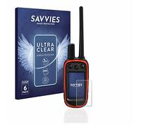 savvies Protection Ecran pour Garmin Alpha 100 6 Pièces - Film Protection Ultra Clair