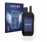 savvies Protection Ecran pour Garmin Alpha 200 / 200i / 300 / 300i K 6 Pièces - Film Protection Ultra Clair