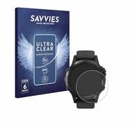 savvies Protection Ecran pour Garmin Fenix 5 Plus (47 mm) 6 Pièces - Film Protection Ultra Clair