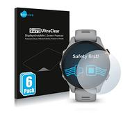 savvies Protection Ecran pour Garmin Forerunner 255S 6 Pièces - Film Protection Ultra Clair