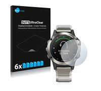 savvies Protection Ecran pour Garmin quatix 5 6 Pièces - Film Protection Ultra Clair