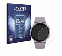 savvies Protection Ecran pour Garmin vivoactive 5 18 Pièces - Film Protection Ultra Clair