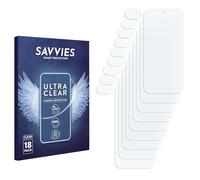 savvies Protection Ecran pour Google Pixel 10a (Avant+Caméra) 18 Pièces - Film Protection Ultra Clair