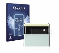 savvies Protection Ecran pour Google Pixel 6 (Caméra UNIQUEMENT) (6 Pièces) - Film Protection Ultra Clair
