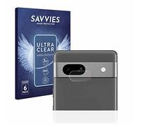 savvies Protection Ecran pour Google Pixel 7a (Caméra UNIQUEMENT) 6 Pièces - Film Protection Ultra Clair