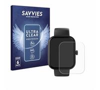 savvies Protection Ecran pour Hama Fit Watch 5000 (6 Pièces) - Film Protection Ultra Clair
