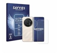 savvies Protection Ecran pour Honor Magic 8 Pro (Avant+Caméra) 6 Pièces - Film Protection Ultra Clair