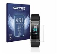 savvies Protection Ecran pour Huawei Band 4 Pro 6 Pièces - Film Protection Ultra Clair