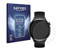 savvies Protection Ecran pour Huawei Watch 4 Active (46 mm) (6 Pièces) - Film Protection Ultra Clair