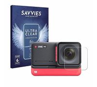 savvies Protection Ecran pour Insta360 One RS 4K Edition (Lentille) (6 Pièces) - Film Protection Ultra Clair