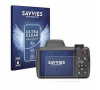 savvies Protection Ecran pour Kodak Pixpro AZ528 (6 Pièces) - Film Protection Ultra Clair