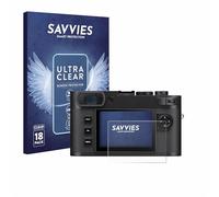 savvies Protection Ecran pour Leica M EV1 18 Pièces - Film Protection Ultra Clair
