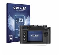 savvies Protection Ecran pour Leica M EV1 6 Pièces - Film Protection Ultra Clair