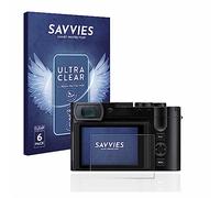 savvies Protection Ecran pour Leica Q3 / Q3 43 6 Pièces - Film Protection Ultra Clair