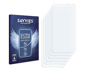 savvies Protection Ecran pour Microsoft Lumia 650 6 Pièces - Film Protection Ultra Clair