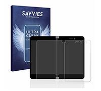 savvies Protection Ecran pour Microsoft Surface Duo (18 Pièces) - Film Protection Ultra Clair